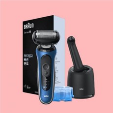 [국내배송] BRAUN 전기면도기 시리즈6 62-B7000cc BLUE, 1개