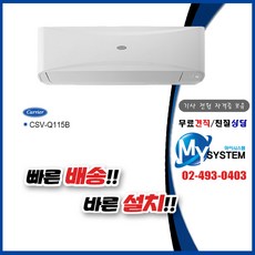 CSV-Q095B 캐리어 인버터 11평 벽걸이 냉난방 에어컨 기본설치포함