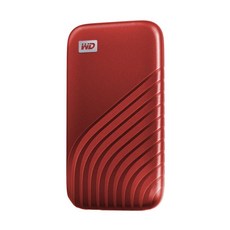 WD 휴대용 SSD 1TB 레드 USB3.2 Gen2 My Passport SSD 최대 읽기 1050 MB초 외장 SSD WDBAGF0010BRD-WESN