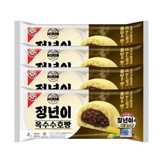 [빵공장 직송] 롯데베이커리 옥수수호빵 372g, 4개