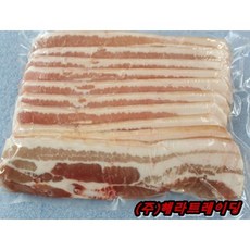 돼지 삼겹 미박 냉동 1kg 구이용 세절상품, 5개(5kg)
