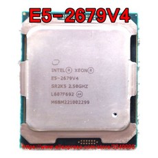 Intel Xeon CPU E52679V4 SR2K5 250GHz 20 코어 50M LGA20113 E52679 V4 프로세서 E5 2679V4 2679 1256340