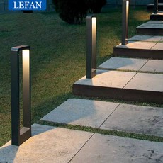 야외등 고출력 COB LED 잔디 램프 IP68 외부 볼라드 조명 야외 바닥 안뜰 도로 조경, 18) Cool White 6000K DC12V No