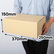 안박스 ANBOX 택배박스 370 X 250 X 150 / B골 / 60장 / DA015, 60개