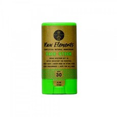 Raw Elements Face Stick 인증 천연 선 스크린 | 비 나노 산화 아연 95 % 유기 내수성 암초 안전 비 GMO 무자