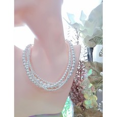 [IGNES] 이네스 클래식 화이트 진주목걸이