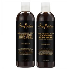 시아모이스처 아프리칸 블랙소프 바디워시 384ml X 2개 SheaMoisture African Black Soap Body Wash, .개