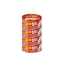 사조참치 참치캔 고추참치 안심따개, 75g, 1개