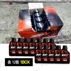 ab MOTUL 모튤300v 4T 10W40 12통 1박스100%합성유 팩토리라인 오토바이엔진오일 몰리브덴계함유 정식수입, 1개, 12통 1박스