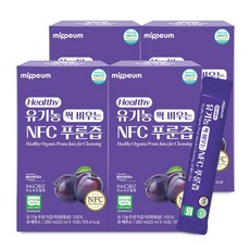 미쁨생활건강 유기농 NFC 푸룬즙, 4개, 280g