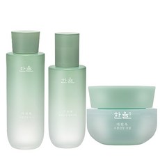 [한율]어린쑥 수분진정 크림 3종SET_(토너150ml+플루이드125ml+크림50ml), 1개