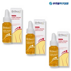 Camillen 60 프로텍트 푸데스 솔루션 네일 풋 케어 20ml 3개, 1개, 1개