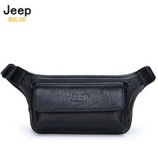 JEEP BULUO 브랜드 캐주얼 기능성 머니폰 벨트백 가슴주머니 허리백 남녀공용 팩 슬링백 가죽 힙백