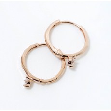 14k콩알원터치귀걸이