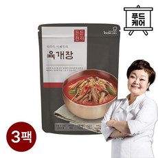 든든한끼 빅마마이혜정의 육개장 3팩 (500g x 3개), 500g, 3개