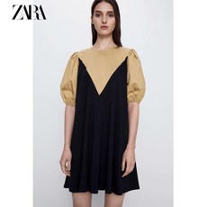 ZARA 자라 콤비 루즈핏 원피스