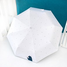 우산 YADA 화이트 만화 북극곰 자동 SunnyRain 애니메이션 달팽이 용 방풍