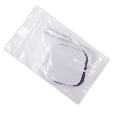 전기 Tens Unit 용 전극 패드 바디 마사지 침술 디지털 치료 기계 EMS 신경 근육 자극기 건강 관리, 1 봉지 2 개