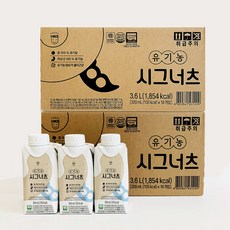 PnC _ 유기농 캐슈 무가당 고단백 고칼슘 시그너츠 임산부 시니어 당뇨 두유 18팩, 2박스, 3.6L