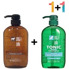 청소년 무실리콘 마유 머리결 샴푸 냄새 정수리 563111EA, 마유샴푸 1개, 마유쿨샴푸(초록) 1개, 1개