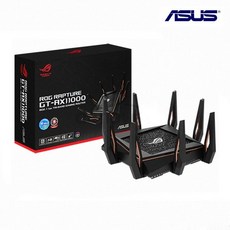 ASUS 리더컴 ROG Rapture GT-AX11000 유무선공유기 메가 기가 게이밍, GT-AX11000 1EA