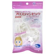 닥터폴리 일회용 Y형 치실 80P, 3개, 80개입, 1.8cm