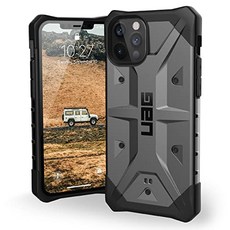 iPhone 12 케이스 iPhone 12 Pro 케이스 용 UAG [6.1 인치 스크린] 튼튼한 경량 슬림 충격 패스 파인더 보호 커버 (Pathfinder - Silver), Pathfinder - Silver