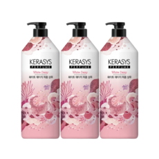 케라시스 퍼퓸 화이트 데이지 샴푸, 3개, 1L