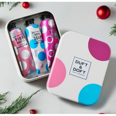 [DUFT&DOFT] 더프트앤도프트 핸드크림 25ml*3종+틴케이스 1개2개3개선물세트 베스트핸드크림트리오 핑크브리즈/스톡홀롬로즈/소피소피너리싱핸드크림 생일선물 핸드크림, 1개