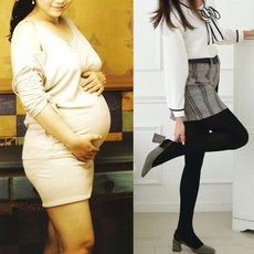 카사이 임부용 150D 스타킹, 블랙, 1개