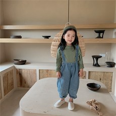 유아멜빵하늘색