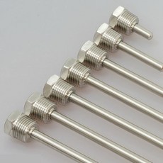 130mm thermowell 스레드 1/2 dn15 스테인레스 스틸 304 방수 태양 온도 센서, 단일옵션선택개