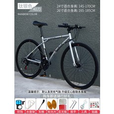 카본 파이버 사이클 로드, 24단 40칼 티타늄실버
