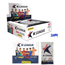 파니니 2024 K리그 축구카드 기본팩 DP 24팩 오피셜 트레이딩 카드컬렉션