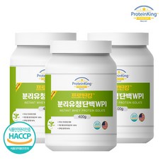 프로틴킹 분리 유청 단백질 wpi 식약청 인증 HACCP 분말