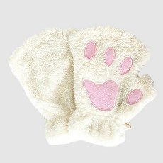 핑거리스 동물장갑 곰 고양이 발바닥 워머