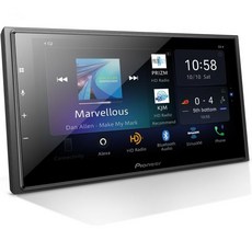 Pioneer 무선 애플 카플레이 및 안드로이드 오토 6.8인치 정전식 터치스크린 더블딘 블루투스 WiFi 아마존 알렉사가 탑재된 선구적인 DMH-W4660NEX 디지털, DMH-W4660NEX 미국직구