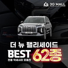 [3G MALL] 더뉴 팰리세이드 차량 용품 튜닝 악세사리 62종, 51_프론트그릴_리플렉터(화이트)