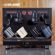 우유스팀기 우유 거품기 MHW-3BOMBER 폭격기 에칭 실린더 악어 실린더 우유스팀기, 5.0 백미 백미 600ml