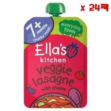 Ella's 엘라스 베지테이블 라자냐 단계 2 130g 24팩, 24개