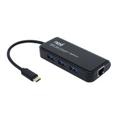 (NEXI 넥시 NX-UE313PL (USB3.1Type-C허브/3포트/기가랜/무전원)(NX829 기가랜/넥시/허브/무전원/포트