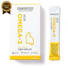 프롬벳 순수스틱 오메가3 고양이 츄르 12gx12포, 1개