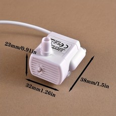 5V 펌프 디펜서 가능 음소거 코튼 부족 포함 흐름 애완동물 워터 빛 물 USB 조절 정전 액세서리, JN1020