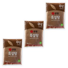 큐원 흑설탕, 1kg, 3개