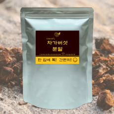 차가버섯분말 100% 러시아산 300g 프리미엄 차가버섯가루, 2개