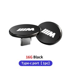 자동차 U 디스크 휴대용 미니 C타입 USB 플래시 드라이브 메모리 스틱 BMW M 스포츠 M1 M3 M4 M5 M6 E90 F, TypeC 16G