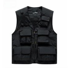 겨울 배달 조끼 멀티포켓 택배 잡업 툴 오토바이 라이더 다용도 퀵 대행, 블랙 * 3XL * 1개 * 3XL * 1개