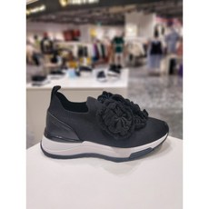 슈콤마보니 스니커즈 Deco point knit sneakers(black) DW4DS24001BLK