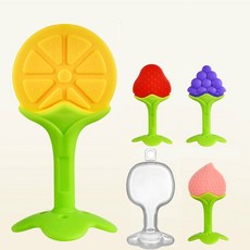 1pcs 소프트 Teether 바나나 안전 BPA 무료 식품 학년 실리콘 과일 아기 유아 키즈 칫솔 완구 아기 씹는|유아용 치아용품|, 1개, 단일, 다크 카키