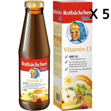 ROTBCKCHEN 로트벡쉔 바이탈 비타민D 450ml x 5